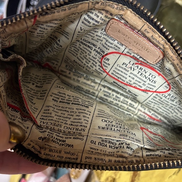 Kate Spade Wristlet Patten Leather